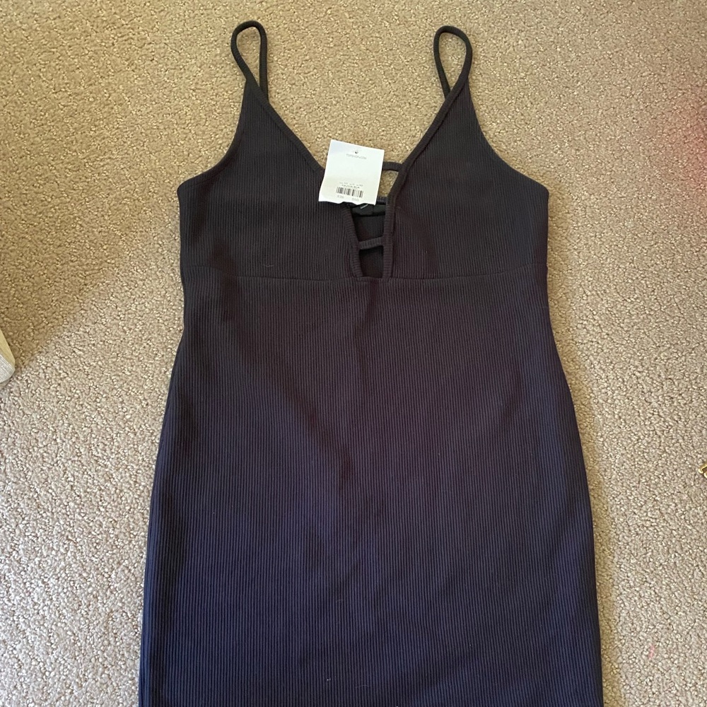 Top shop ribbed mini dress